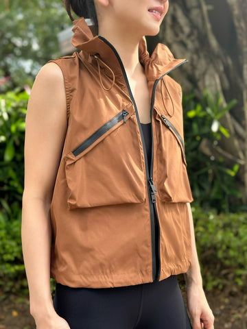 Quimby Vest in Brown