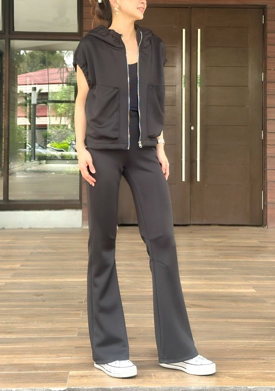 Toro Hooded Vest in Black