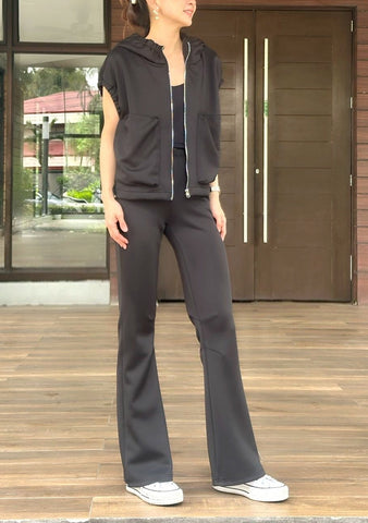 Toro Hooded Vest in Black