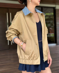 Mabel Jacket Trench in Khaki