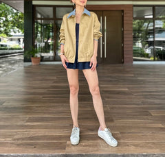 Mabel Jacket Trench in Khaki