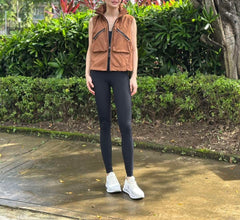 Quimby Vest in Brown