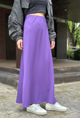 Scarlett Long Skirt in Violet