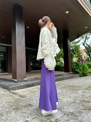 Scarlett Long Skirt in Violet