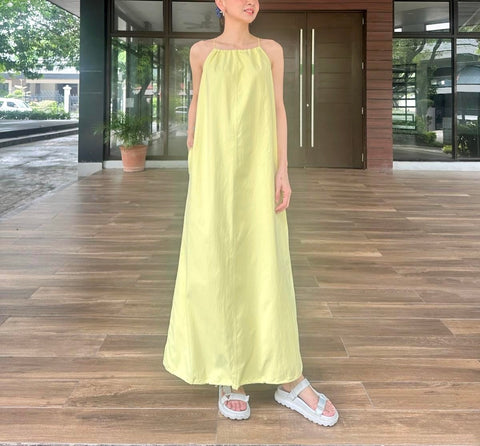 Kithe Spag Dress in Yellow