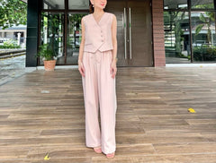 Odella Wide Pants in Pink