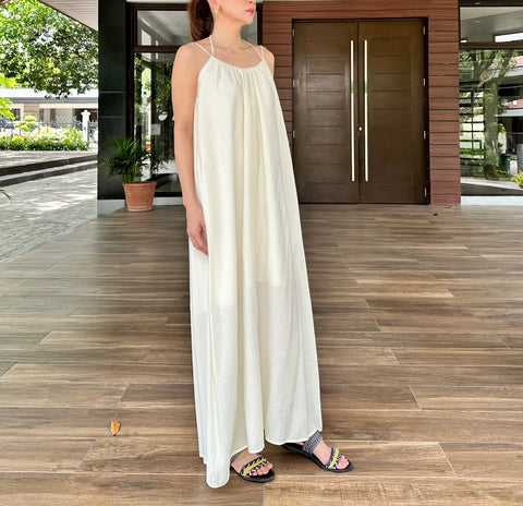 Deifilia Dress in White
