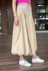 Yelena Bubble Skirt in Beige