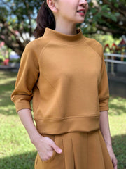 Anniston Crop in Mustard
