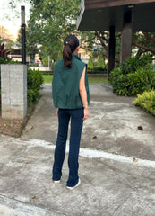 Marian Harrington Vest in Green