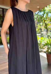 Victoria S/L Bubble Dress in Black