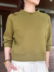 Anniston Crop in Olive