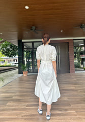 Flavie Dress in White