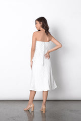 Deifilia Dress in White