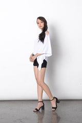 Germaine Cape Top in White