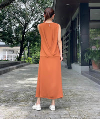 Donoma Dress in Caramel