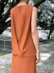 Donoma Dress in Caramel